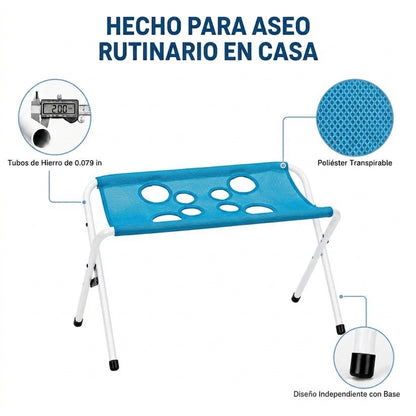 Hamaca de baño y aseo plegable